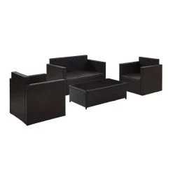 Coupon ???? Crosley Furniture Palm Harbor 4 Piece Outdoor Wicker Seating Set With Sand Cushions ???? -Crosley Furniture Shop unnamed file 3384