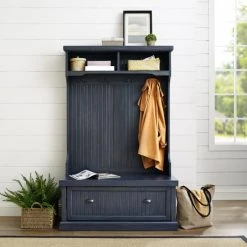 Best deal ❤️ Crosley Furniture Seaside Hall Tree In Distressed Navy Finish ???? -Crosley Furniture Shop unnamed file 339