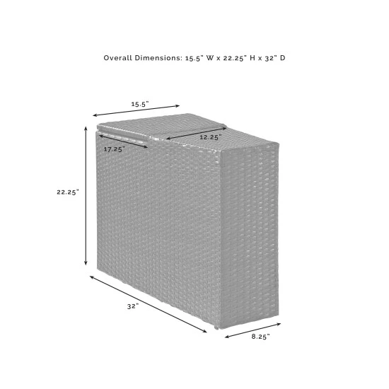Deals ✨ Crosley Furniture Catalina Wicker Outdoor Arm Table ✨ 8 Deals ✨ Crosley Furniture Catalina Wicker Outdoor Arm Table ✨ - Image 6