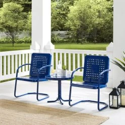 Best deal ???? Crosley Furniture Bates 3Pc Outdoor Metal Chair Set ????