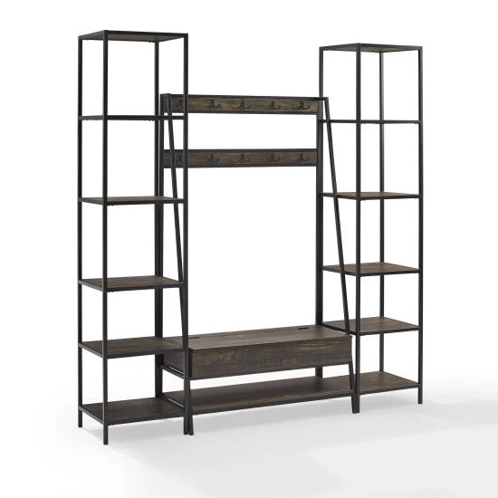 Budget ✨ Crosley Furniture Jacobsen 3Pc Entryway Set - 17"x76"x80.5" ???? 8 Budget ✨ Crosley Furniture Jacobsen 3Pc Entryway Set - 17"x76"x80.5" ???? - Image 6