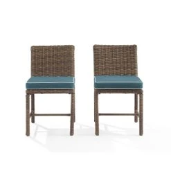 Budget ???? Crosley Furniture Bradenton 2Pc Outdoor Wicker Dining Chair Set Sand ???? -Crosley Furniture Shop unnamed file 3509