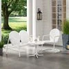 Deals ???? Crosley Furniture Griffith 3 Piece Metal Outdoor Conversation Seating Set - Loveseat & Chair In White Finish With Side Table In White Finish ???? -Crosley Furniture Shop unnamed file 3512
