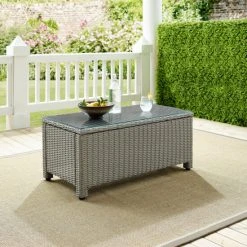 Best deal ???? Crosley Furniture Bradenton Wicker Coffee Table ????