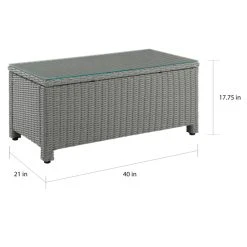 Best deal ???? Crosley Furniture Bradenton Wicker Coffee Table ???? -Crosley Furniture Shop unnamed file 3538