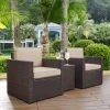 Best deal ???? Crosley Furniture Palm Harbor 3 Piece Outdoor Wicker Conversation Set With Sand Cushions ???? -Crosley Furniture Shop unnamed file 3570