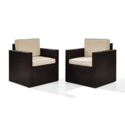 Best deal ???? Crosley Furniture Palm Harbor 3 Piece Outdoor Wicker Conversation Set With Sand Cushions ???? -Crosley Furniture Shop unnamed file 3575