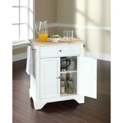 Discount ???? Crosley Furniture LaFayette Stainless Steel Top Portable Kitchen Island In White Finish ???? -Crosley Furniture Shop unnamed file 3598