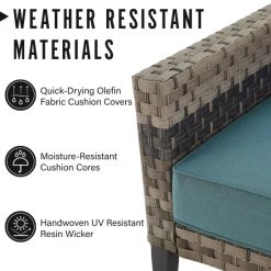 Cheap ???? Crosley Furniture Prescott Outdoor Wicker Sofa Mineral Blue ???? -Crosley Furniture Shop unnamed file 3628