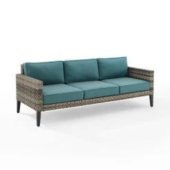 Cheap ???? Crosley Furniture Prescott Outdoor Wicker Sofa Mineral Blue ???? -Crosley Furniture Shop unnamed file 3631
