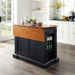 Best Sale ???? Crosley Furniture Coventry Drop Leaf Breakfast Bar Top Kitchen Island In Black Finish ???? -Crosley Furniture Shop unnamed file 3659