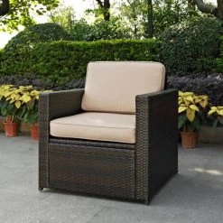 New ???? Crosley Furniture Palm Harbor Outdoor Wicker Arm Chair In Brown With Sand Cushions ???? 12 New ???? Crosley Furniture Palm Harbor Outdoor Wicker Arm Chair In Brown With Sand Cushions ???? -Crosley Furniture Shop unnamed file 3673