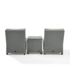 Cheapest ???? Crosley Furniture Bradenton 3Pc Outdoor Wicker Conversation Set With Gray ⭐ -Crosley Furniture Shop unnamed file 3729