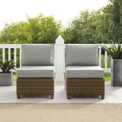 Brand new ???? Crosley Furniture Bradenton 2Pc Outdoor Wicker Chair Set Sangria ???? -Crosley Furniture Shop unnamed file 3774