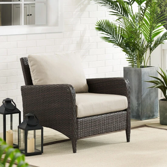 Buy ???? Crosley Furniture Kiawah Outdoor Wicker Arm Chair ???? 3 Buy ???? Crosley Furniture Kiawah Outdoor Wicker Arm Chair ????