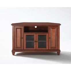 Best Sale ???? Crosley Furniture Cambridge Cherry-finished Wood 48-inch Corner TV Stand ???? -Crosley Furniture Shop unnamed file 3903