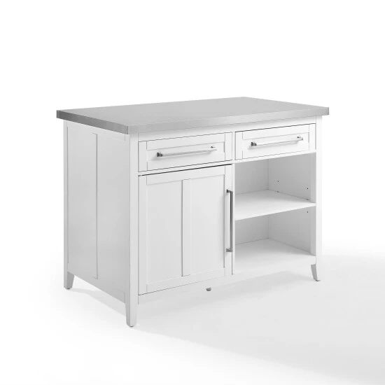 Promo ???? Crosley Furniture Silvia Stainless Steel Top Kitchen Island ???? 10 Promo ???? Crosley Furniture Silvia Stainless Steel Top Kitchen Island ???? - Image 8