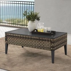 Top 10 ???? Crosley Furniture Prescott Outdoor Wicker Coffee Table - 24"x43.25"x17.13" ????