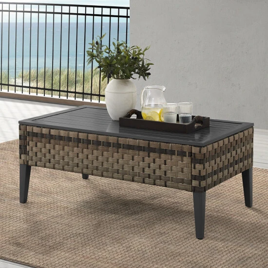 Top 10 ???? Crosley Furniture Prescott Outdoor Wicker Coffee Table - 24"x43.25"x17.13" ???? 3 Top 10 ???? Crosley Furniture Prescott Outdoor Wicker Coffee Table - 24"x43.25"x17.13" ????