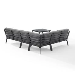 Cheapest ???? Crosley Furniture Clark 5Pc Outdoor Metal Sectional Set Taupe ???? -Crosley Furniture Shop unnamed file 4072