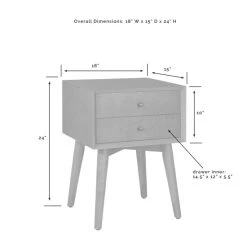 Brand new ???? Crosley Furniture Landon Night Stand In Acorn ???? 13 Brand new ???? Crosley Furniture Landon Night Stand In Acorn ???? -Crosley Furniture Shop unnamed file 416