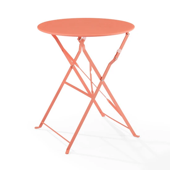 Deals ???? Crosley Furniture Karlee 3pc Indoor/Outdoor Metal Bistro Set - 23.5"d X 71.76"w X 32"h Coral ✔️ 10 Deals ???? Crosley Furniture Karlee 3pc Indoor/Outdoor Metal Bistro Set - 23.5"d X 71.76"w X 32"h Coral ✔️ - Image 8