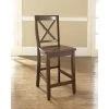 Discount ???? Crosley Furniture X-Back Counter Stool In Mahogany Finish With 24 Inch Seat Height. (Set Of Two) - 18.25 "W X 21.25 "D X 41 "H ???? -Crosley Furniture Shop unnamed file 4292