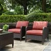 Flash Sale ???? Crosley Furniture Kiawah Brown Outdoor Wicker Chairs W/ Sangria Cushions (Set Of 2) ???? -Crosley Furniture Shop unnamed file 4319
