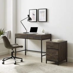 Hot Sale ???? Crosley Furniture Jacobsen 2Pc File Cabinet And Desk Set ????