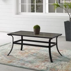 Wholesale ???? Crosley Furniture Dahlia Outdoor Metal And Wicker Coffee Table ????
