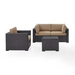 Deals ???? Crosley Furniture Biscayne Mist Wicker 4-piece Outdoor Seating Set ???? -Crosley Furniture Shop unnamed file 4455