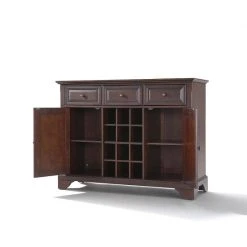 Hot Sale ???? Crosley Furniture LaFayette Buffet Server / Sideboard Cabinet With Wine Storage In Vintage Mahogany Finish ???? -Crosley Furniture Shop unnamed file 451