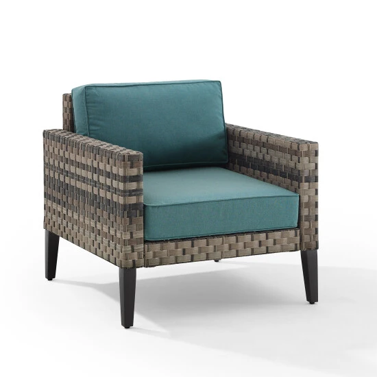 Flash Sale ???? Crosley Furniture Prescott Outdoor Wicker Armchair Mineral Blue ???? 9 Flash Sale ???? Crosley Furniture Prescott Outdoor Wicker Armchair Mineral Blue ???? - Image 7