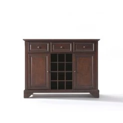 Hot Sale ???? Crosley Furniture LaFayette Buffet Server / Sideboard Cabinet With Wine Storage In Vintage Mahogany Finish ???? -Crosley Furniture Shop unnamed file 453