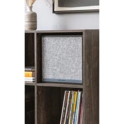 Brand new ???? Crosley Furniture Jacobsen Record Storage Cube Bookcase With Speaker - 13.5"x28.5"x33" ❤️ -Crosley Furniture Shop unnamed file 4581