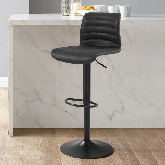 New ???? Crosley Furniture Wyatt Adjustable Height Swivel Stool - 17"d X 17"w X 42.13"h ✨ 3 New ???? Crosley Furniture Wyatt Adjustable Height Swivel Stool - 17"d X 17"w X 42.13"h ✨