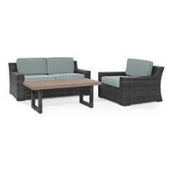 Discount ???? Crosley Furniture Beaufort 3 Piece Outdoor Wicker Seating Set With Mist Cushion ⌛ -Crosley Furniture Shop unnamed file 4605