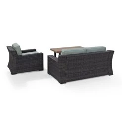Discount ???? Crosley Furniture Beaufort 3 Piece Outdoor Wicker Seating Set With Mist Cushion ⌛ -Crosley Furniture Shop unnamed file 4607