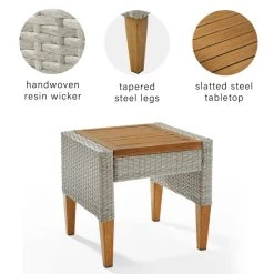 Outlet ???? Crosley Furniture Capella Outdoor Wicker Side Table ✔️ -Crosley Furniture Shop unnamed file 4610