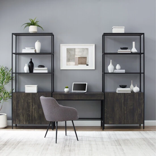Best Sale ???? Crosley Furniture Jacobsen 3Pc Desk & Etagere Set ???? 4 Best Sale ???? Crosley Furniture Jacobsen 3Pc Desk & Etagere Set ???? - Image 2