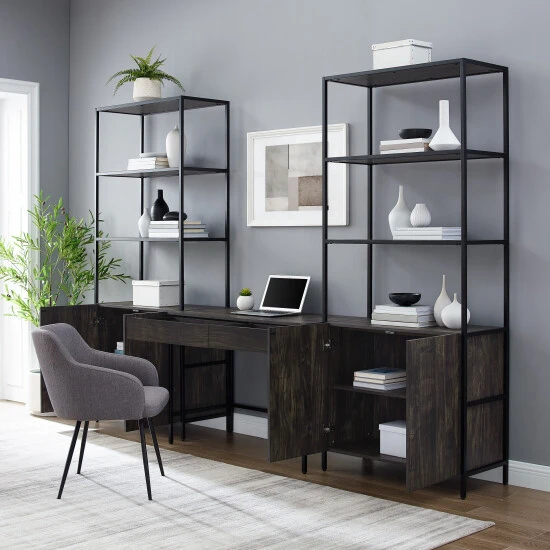 Best Sale ???? Crosley Furniture Jacobsen 3Pc Desk & Etagere Set ???? 5 Best Sale ???? Crosley Furniture Jacobsen 3Pc Desk & Etagere Set ???? - Image 3