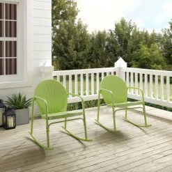 Outlet ???? Crosley Furniture Griffith 2Pc Outdoor Metal Rocking Chair Set Key Lime Gloss ???? -Crosley Furniture Shop unnamed file 4641