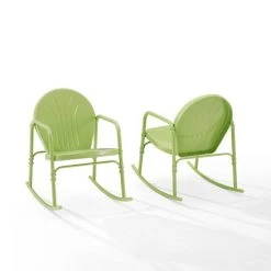 Outlet ???? Crosley Furniture Griffith 2Pc Outdoor Metal Rocking Chair Set Key Lime Gloss ???? -Crosley Furniture Shop unnamed file 4643