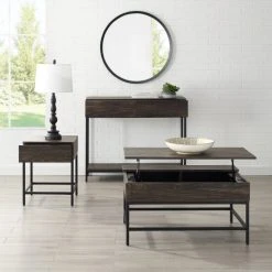 New ???? Crosley Furniture Jacobsen 3Pc Coffee Table Set ✔️ -Crosley Furniture Shop unnamed file 4654