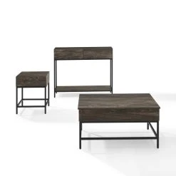 New ???? Crosley Furniture Jacobsen 3Pc Coffee Table Set ✔️ -Crosley Furniture Shop unnamed file 4658