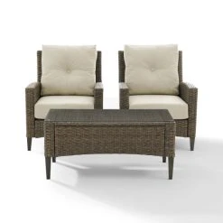 Discount ???? Crosley Furniture Rockport Outdoor Wicker 3Pc High Back Arm Chair Set ???? 15 Discount ???? Crosley Furniture Rockport Outdoor Wicker 3Pc High Back Arm Chair Set ???? -Crosley Furniture Shop unnamed file 4665