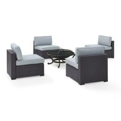 Promo ???? Crosley Furniture Biscayne Mist 5-piece Wicker Outdoor Seating Set ❤️ -Crosley Furniture Shop unnamed file 4765