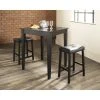 Flash Sale ⌛ Crosley Furniture Black 3-piece Pub Dining Set With Upholstered Saddle Stools ???? -Crosley Furniture Shop unnamed file 4767