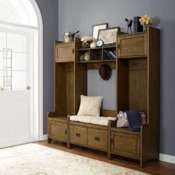 Best Pirce ???? Crosley Furniture Fremont 4 Pc Entryway Set - 78.75"W X 74.25"H X 18"D ⌛