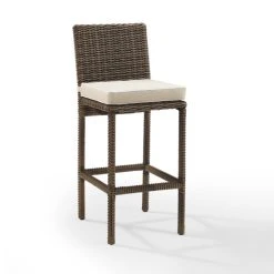 Cheap ❤️ Crosley Furniture Bradenton Outdoor Wicker Bar Height Stools With Sand Cushions (Set Of 2) ???? -Crosley Furniture Shop unnamed file 4816